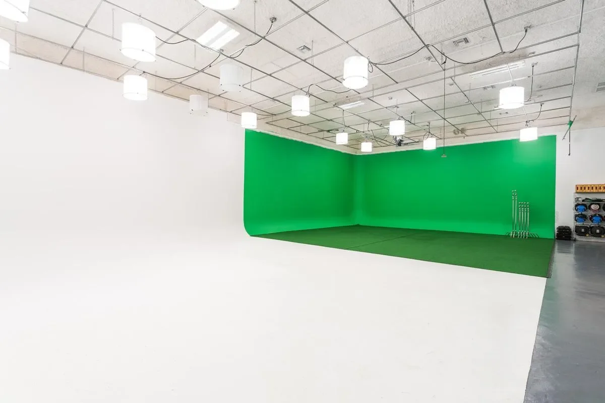 green screens space