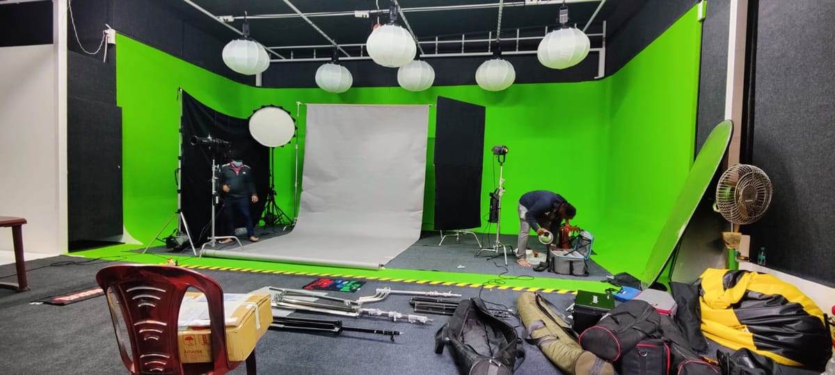 green screens