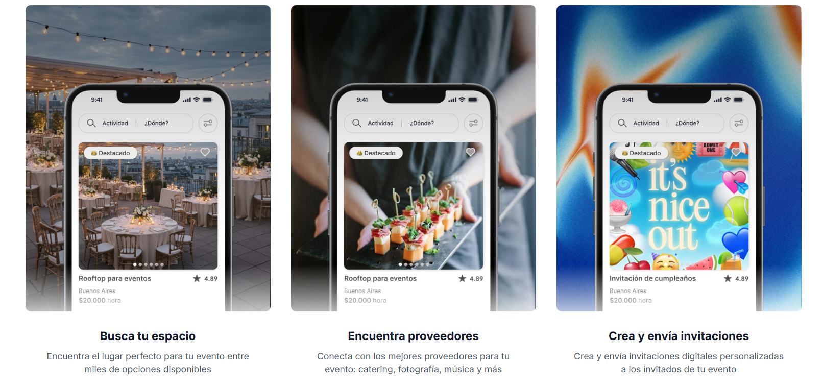 Cómo usar SpacePal para organizar tu evento paso a paso